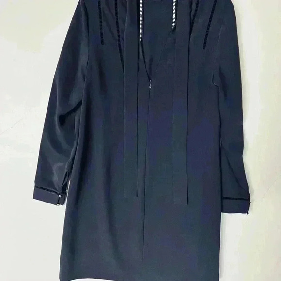 Reiss Christina Round Neck Tie-Back Shift Dress - Picture 3 of 5